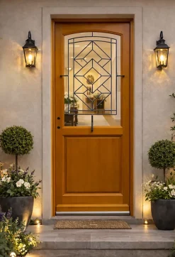 Gd Menuiseries Porte D'Entrée<Porte D'entrée Bois Vitrée, Elioth, H.215xl.90 Côte Tableau P.droit