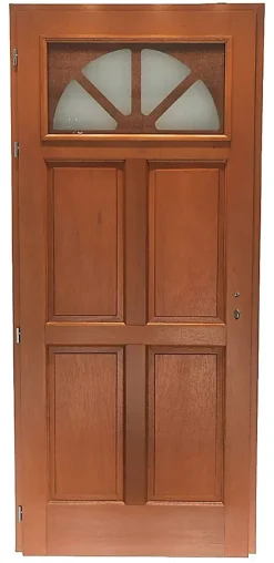 Gd Menuiseries Porte D'Entrée<Porte D'entrée Bois Vitrée Ferji, H.215xl.90 Côte Tableau P.droit Poignée, Barillet