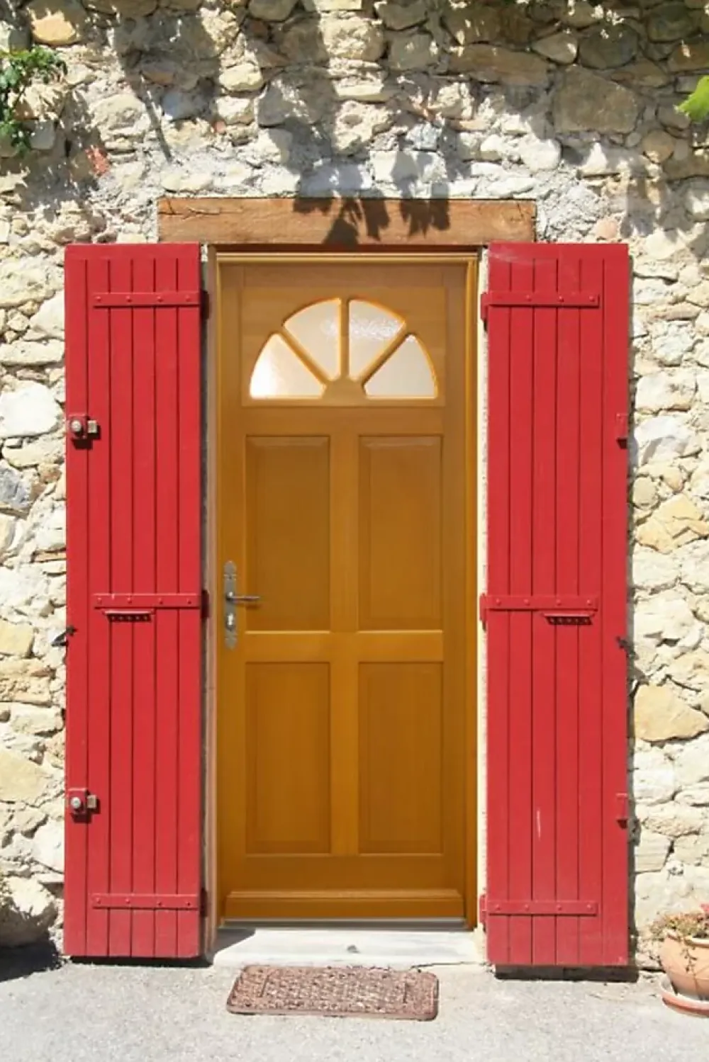 Gd Menuiseries Porte D'Entrée<Porte D'entrée Bois Vitrée Ferji, H.215xl.90 Côte Tableau, P.droit