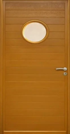 Gd Menuiseries Porte D'entrée Bois Vitrée Laura 3, H.215xl.90 Côte Tableau P. Gauche- Porte D'Entrée