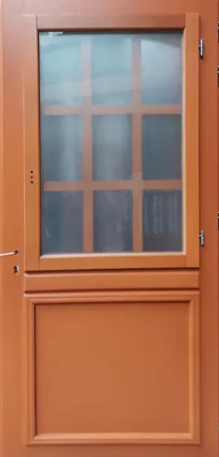 Gd Menuiseries Porte D'Entrée<Porte D'entrée Bois Vitrée Marine, H,200xl,80 Côte Tableau P. Gauche