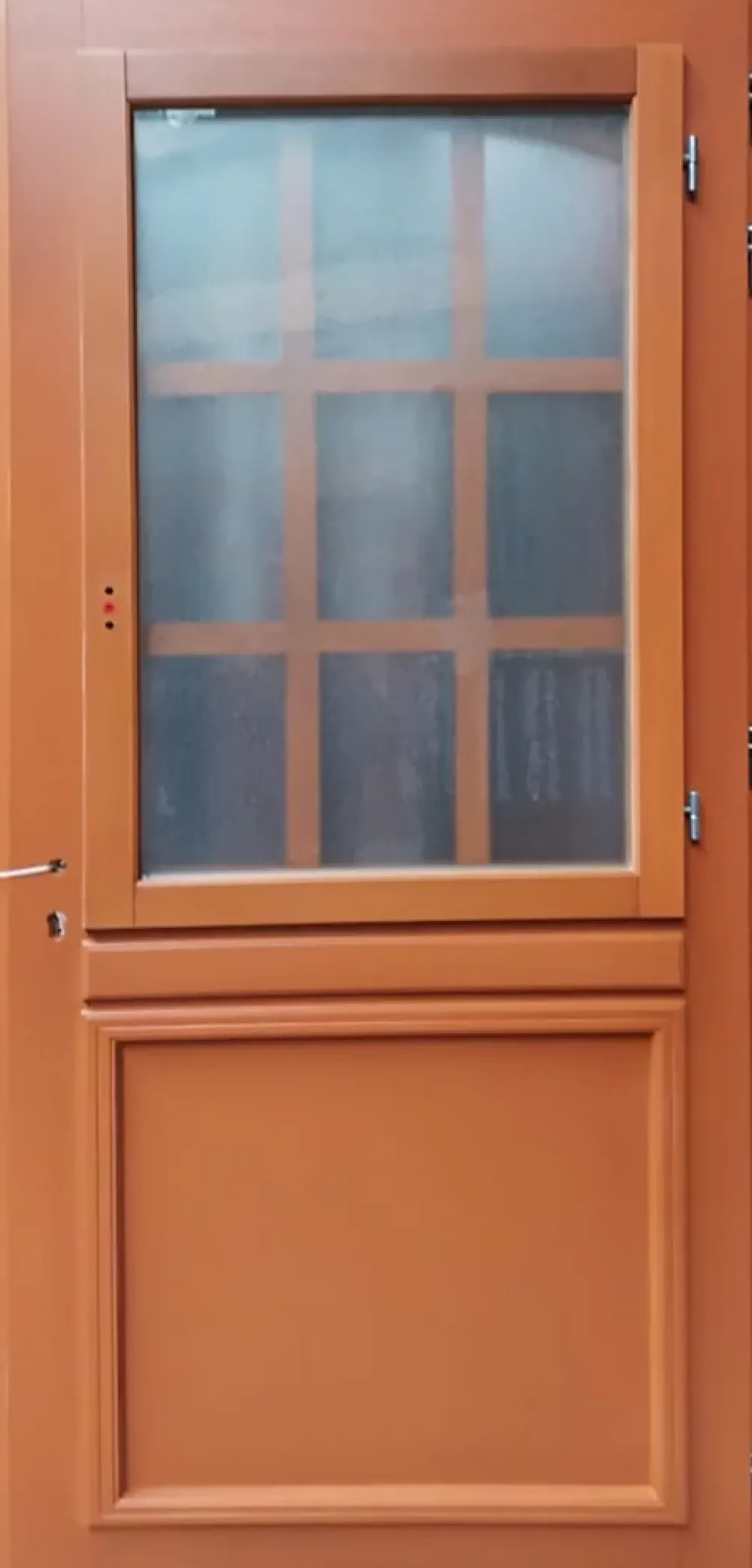 Gd Menuiseries Porte D'Entrée<Porte D'entrée Bois Vitrée Marine, H,200xl,80 Côte Tableau P. Gauche