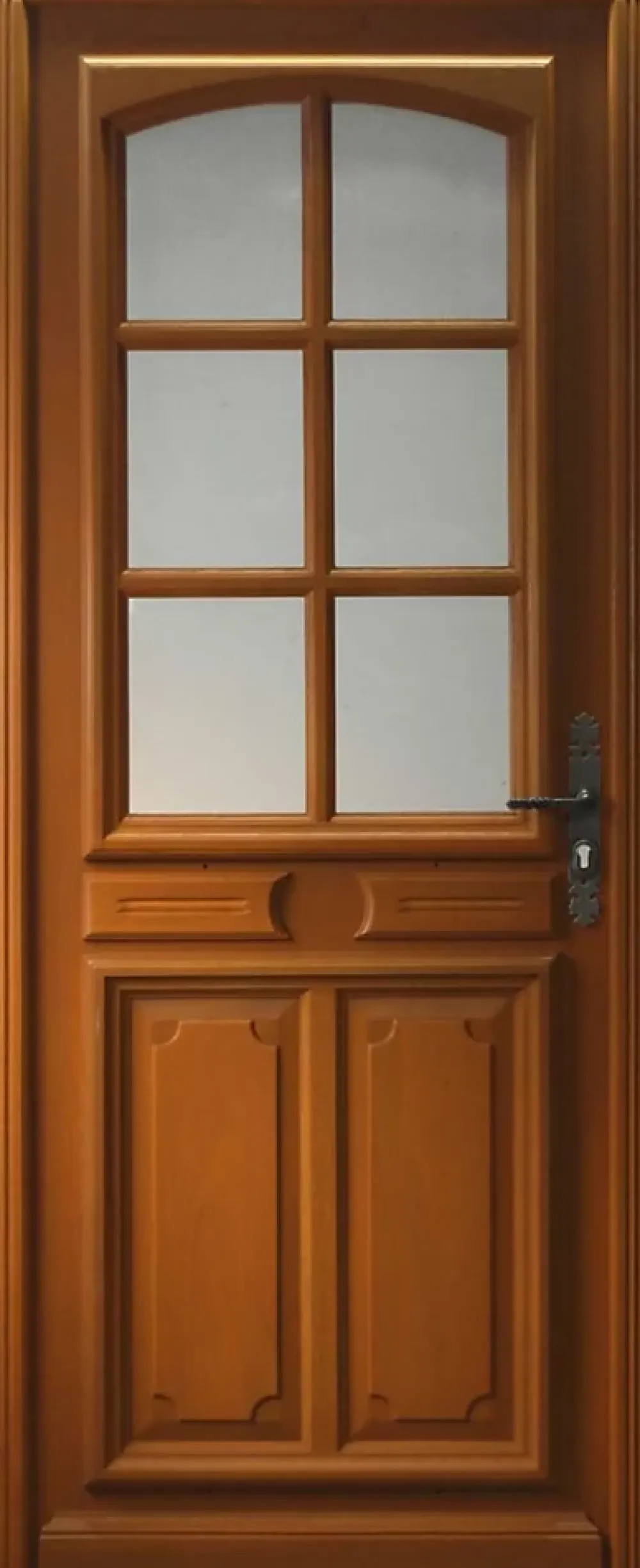 Gd Menuiseries Porte D'Entrée<Porte D'entrée Bois Vitrée Marine, H.215xl.80 Côte Tableau P. Gauche