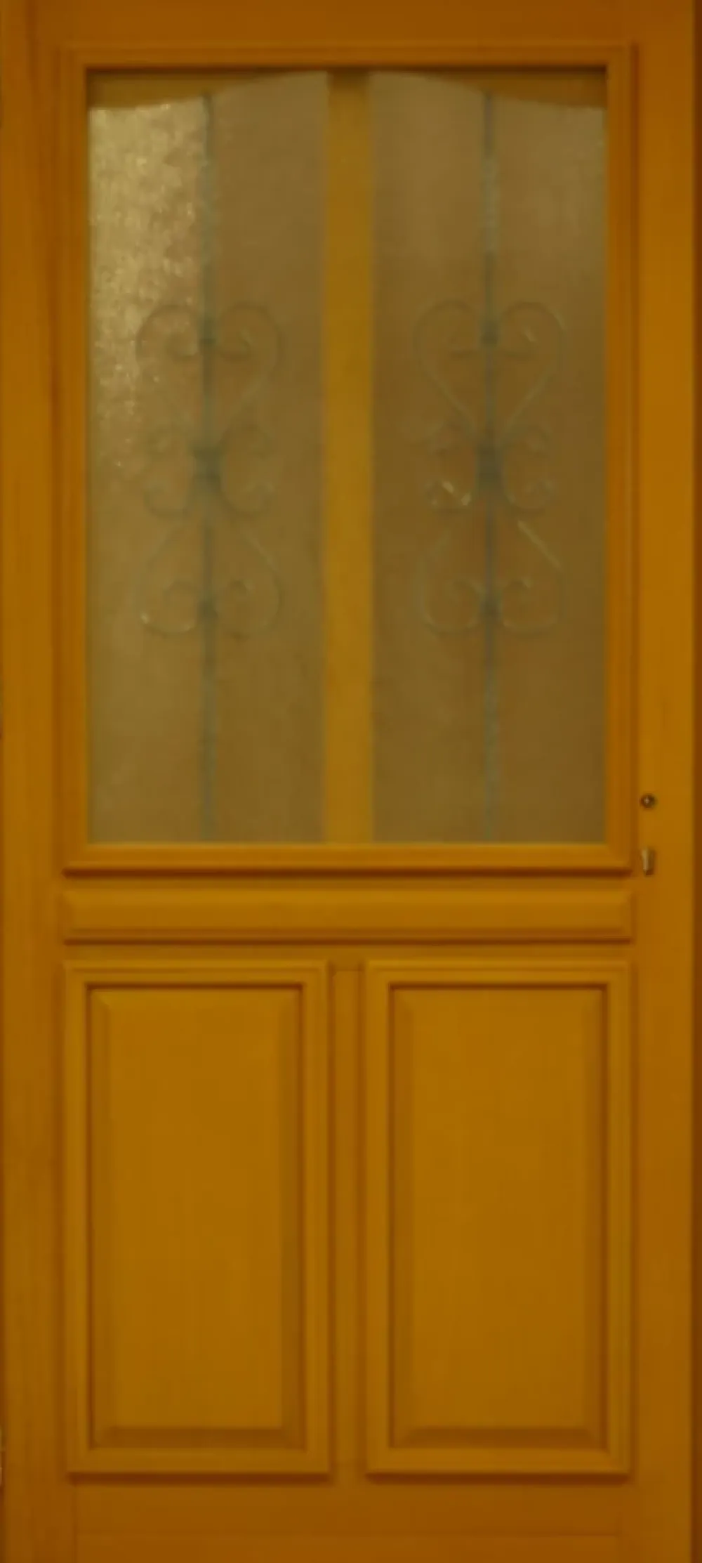 Gd Menuiseries Porte D'Entrée<Porte D'entrée Bois Vitrée Sandy, H.215xl.90 Côte Tableau, P.droit