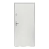Vente-unique Porte D'Entrée<Porte d'entrée en acier pleine H207 x L100 cm blanc - épaisseur 55 mm - poussant droit - AGUEDA