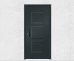 3 in 1 Porte D'Entrée<Porte d'entrée en aluminium TRADITIONAL DESIGN 5100-1140-8 RAL 7016 Ep.70mm (L.:900mm x H.:2150mm)