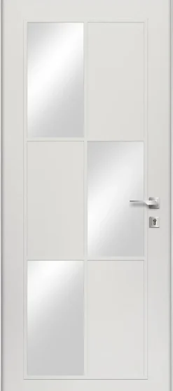 Fortia Porte D'Entrée<Porte d'entrée acier blanc RAL 9003 Jesolo 96 x h.218 cm poussant gauche