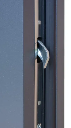 Fortia Porte d'entrée acier blanc RAL 9003 Jesolo 96 x h.218 cm poussant droit- Porte D'Entrée