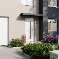 Fortia Porte D'Entrée<Porte d'entrée acier blanc RAL 9003 Pasni 96 x h.218 cm poussant gauche