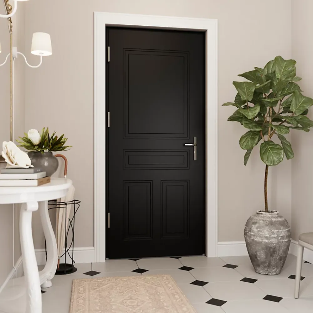 Fortia Porte d'entrée acier Mamaia 96 x h.218 cm poussant droit- Porte D'Entrée