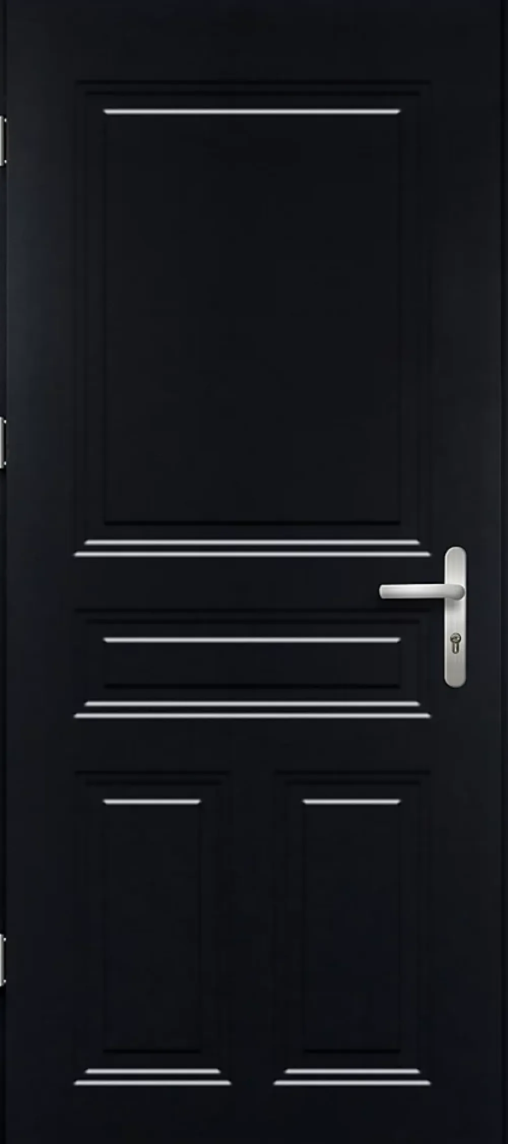 Fortia Porte d'entrée acier Mamaia 96 x h.218 cm poussant droit- Porte D'Entrée