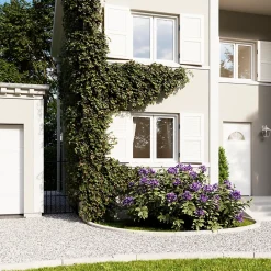Fortia Porte d'entrée acier blanc RAL 9003 Isabela 96 x h.218 cm poussant droit- Porte D'Entrée