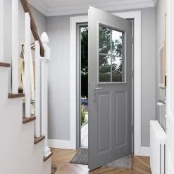 Fortia Porte D'Entrée<Porte d'entrée acier Scilla 96 x h.218 cm poussant droit