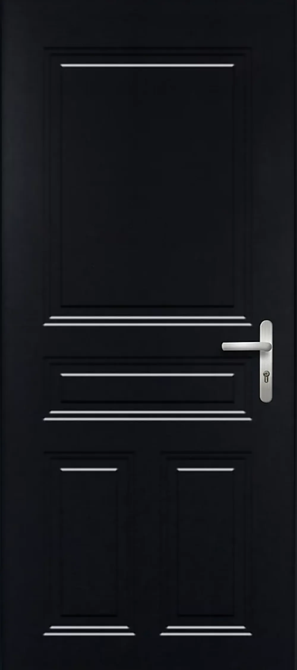 Fortia Porte d'entrée acier Mamaia 96 x h.218 cm poussant gauche- Porte D'Entrée