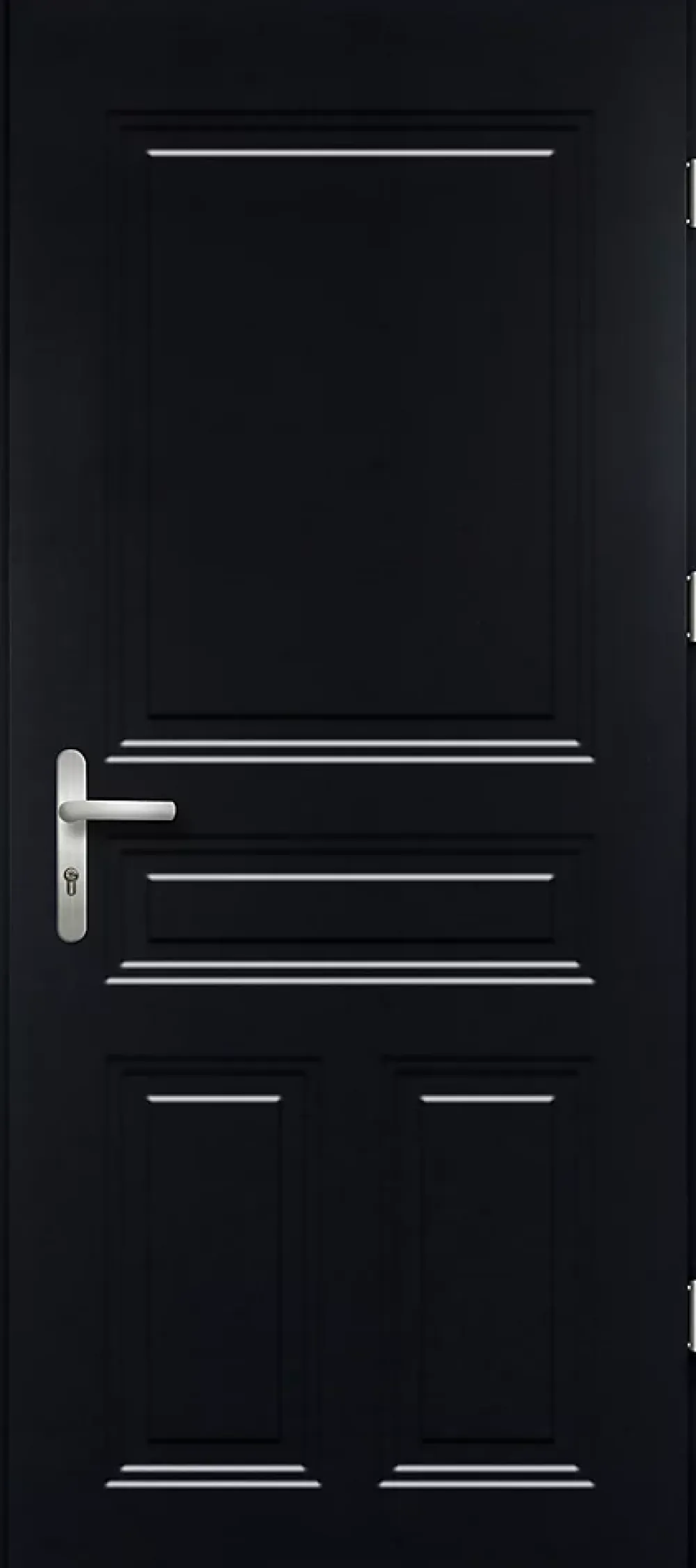 Fortia Porte d'entrée acier Mamaia 96 x h.218 cm poussant gauche- Porte D'Entrée