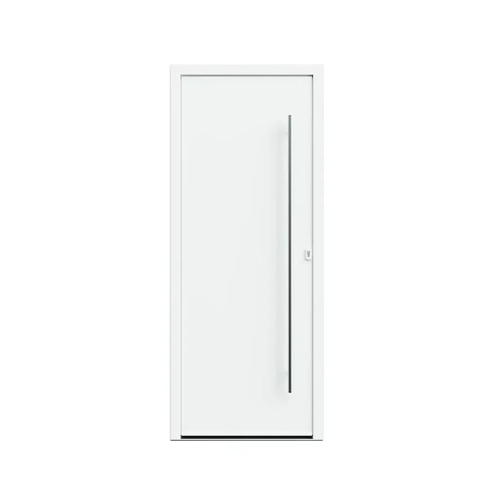 Fortia Porte D'Entrée<Porte d'entrée alu blanc RAL 9003 Kapas 96 x h.218 cm poussant gauche