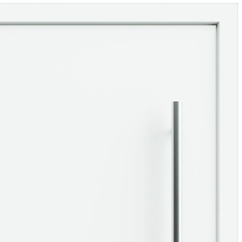 Fortia Porte D'Entrée<Porte d'entrée alu blanc RAL 9003 Kapas 96 x h.218 cm poussant gauche