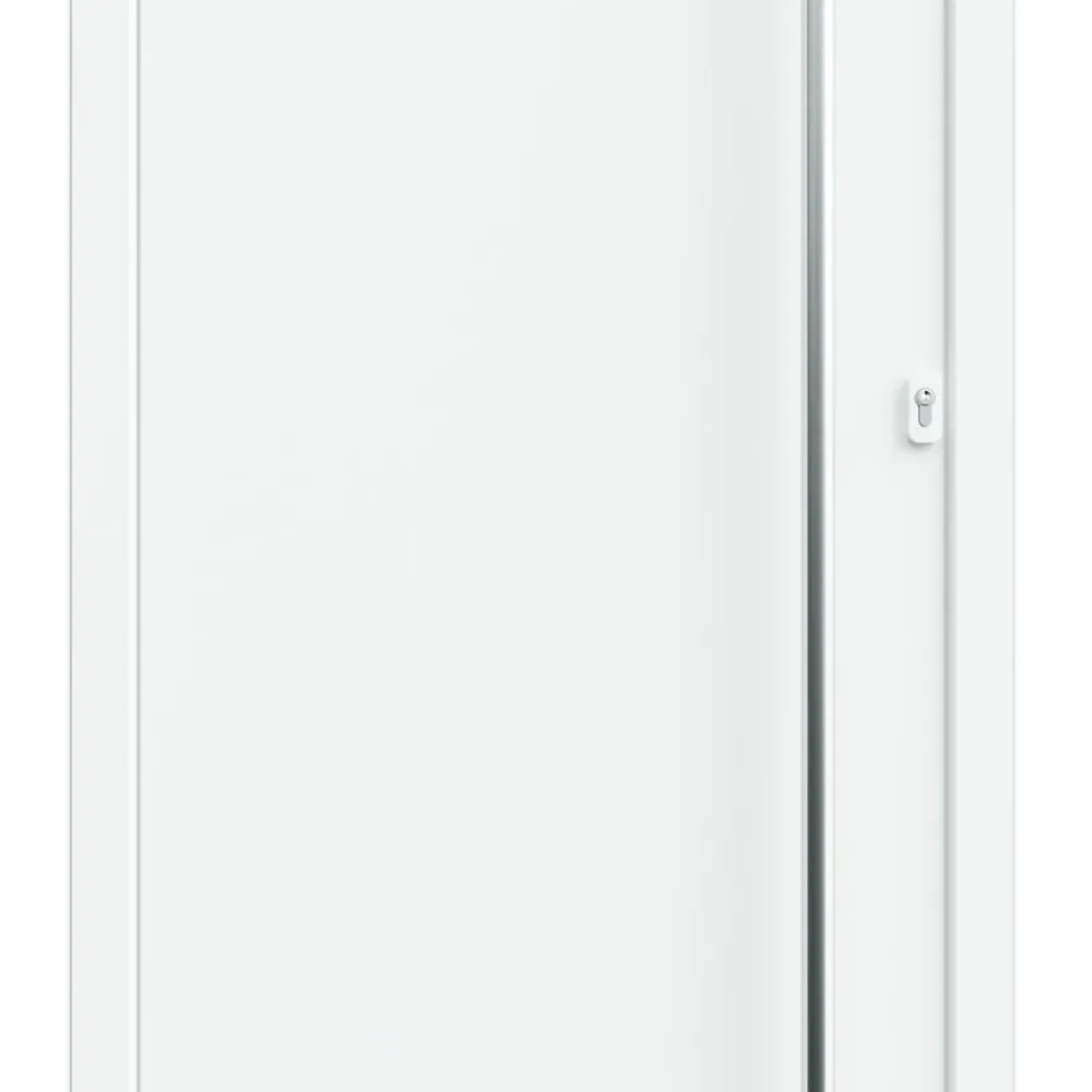 Fortia Porte D'Entrée<Porte d'entrée alu blanc RAL 9003 Kapas 96 x h.218 cm poussant gauche