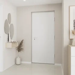 Fortia Porte D'Entrée<Porte d'entrée alu blanc RAL 9003 Kapas 96 x h.218 cm poussant gauche
