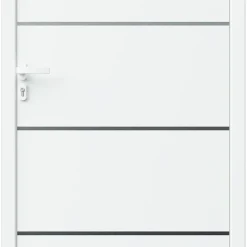 Fortia Porte D'Entrée<Porte d'entrée alu blanc RAL 9003 Cecina 96 x h.218 cm poussant droit