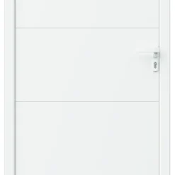Fortia Porte D'Entrée<Porte d'entrée alu blanc RAL 9003 Madryn 96 x h.218 cm poussant gauche