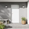 Fortia Porte d'entrée alu blanc RAL 9003 Madryn 96 x h.218 cm poussant droit- Porte D'Entrée