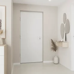 Fortia Porte D'Entrée<Porte d'entrée alu blanc RAL 9003 Kapas 96 x h.218 cm poussant droit