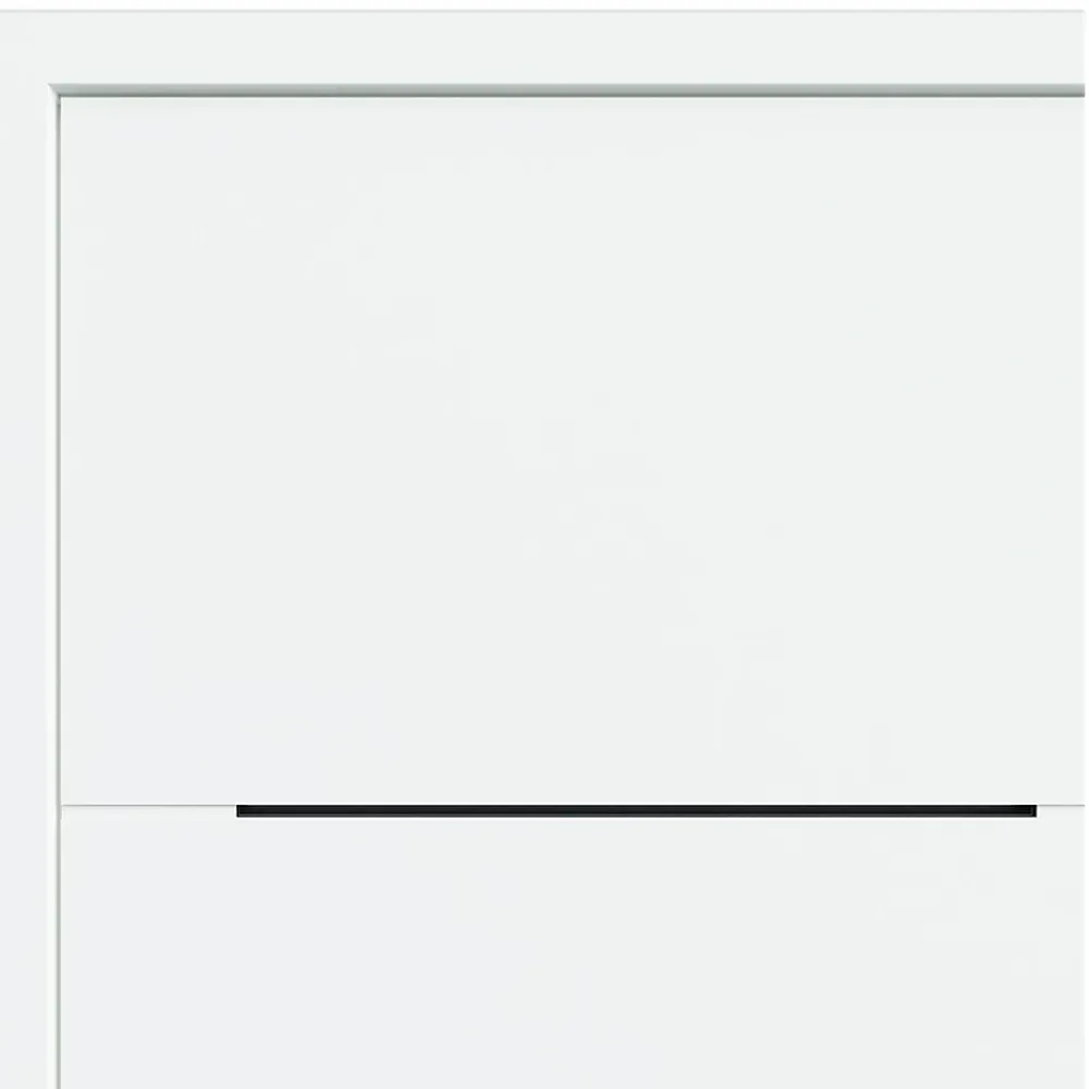 Fortia Porte D'Entrée<Porte d'entrée alu Leme blanc RAL 9003 96 x h.218 cm poussant droit
