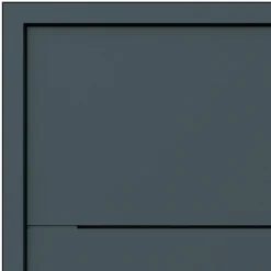 Fortia Porte D'Entrée<Porte d'entrée alu Leme gris RAL 7021 96 x h.218 cm poussant droit