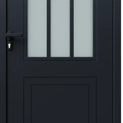 Fortia Porte d'entrée alu Sestri 96 x h.218 cm poussant droit- Porte D'Entrée