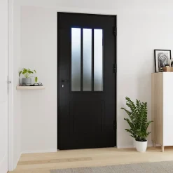 Fortia Porte d'entrée alu Sestri 96 x h.218 cm poussant droit- Porte D'Entrée