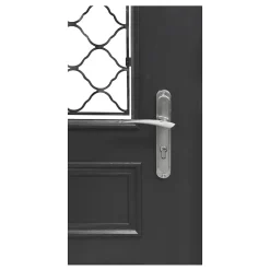 Fortia Porte d'entrée bois Bolata 98 x h.218 cm poussant droit- Porte D'Entrée