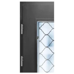 Fortia Porte d'entrée bois Bolata 98 x h.218 cm poussant droit- Porte D'Entrée