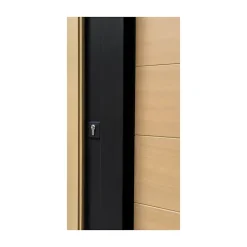 Fortia Porte d'entrée bois Sassel 98 x h.218 cm poussant gauche- Porte D'Entrée