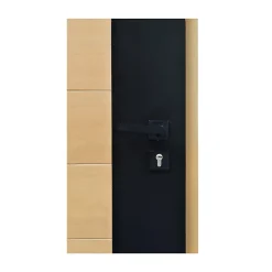Fortia Porte d'entrée bois Sassel 98 x h.218 cm poussant gauche- Porte D'Entrée