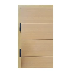 Fortia Porte d'entrée bois Sassel 98 x h.218 cm poussant gauche- Porte D'Entrée