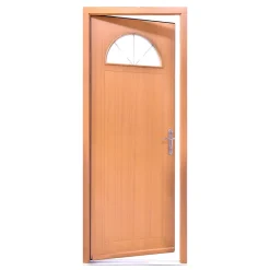 Fortia Porte d'entrée bois Anaklia 98 x h.218 cm poussant gauche- Porte D'Entrée