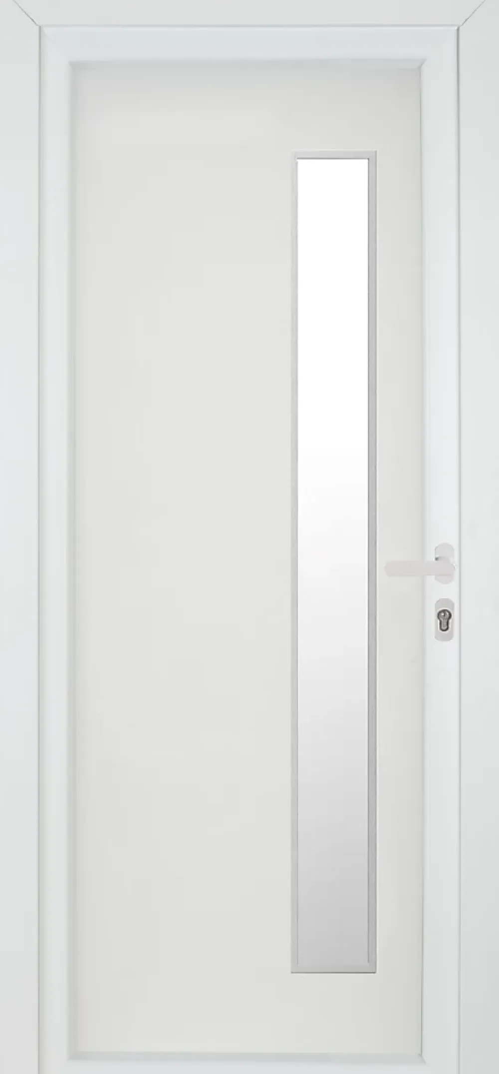 Fortia Porte D'Entrée<Porte d'entrée pvc blanc RAL 9003 Gatteo 96 x h.218 cm poussant gauche