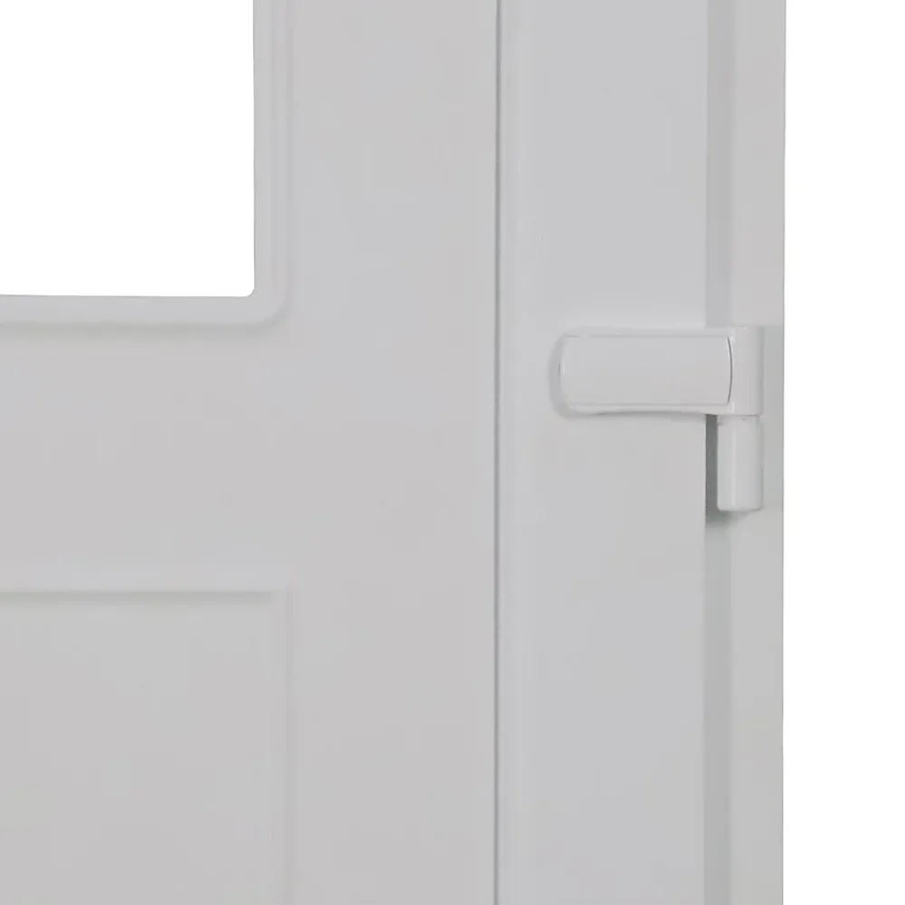Fortia Porte d'entrée pvc blanc RAL 9003 Ameglia 97 x h.219 cm poussant gauche- Porte D'Entrée
