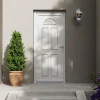 Fortia Porte D'Entrée<Porte d'entrée pvc blanc RAL 9003 Lorne 87 x h.219 cm poussant gauche