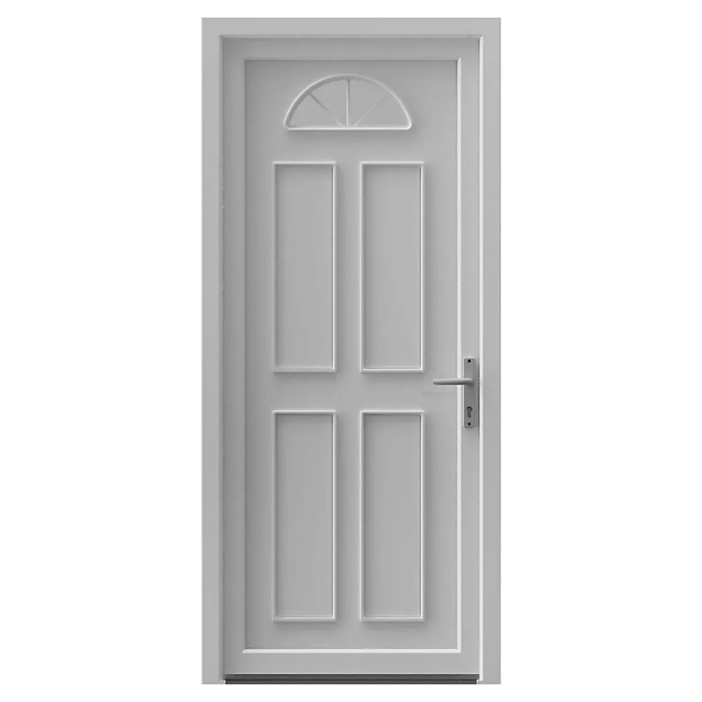 Fortia Porte D'Entrée<Porte d'entrée pvc blanc RAL 9003 Lorne 87 x h.219 cm poussant gauche