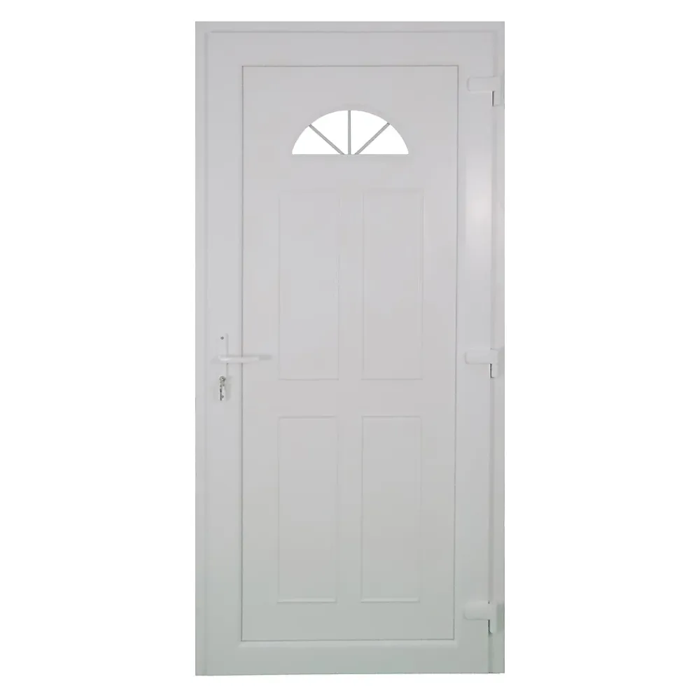 Fortia Porte D'Entrée<Porte d'entrée pvc blanc RAL 9003 Lorne 87 x h.219 cm poussant gauche