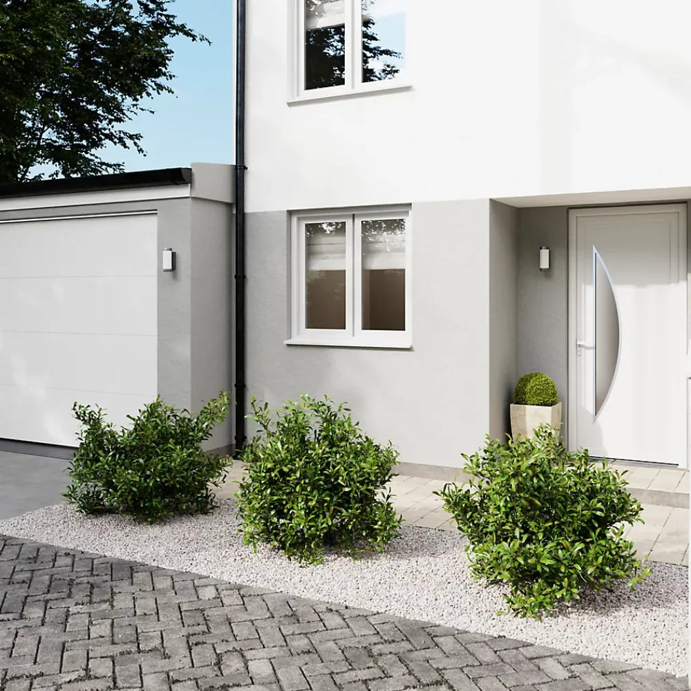 Fortia Porte D'Entrée<Porte d'entrée pvc blanc RAL 9003 Hermoso 98 x h.218 cm poussant droit