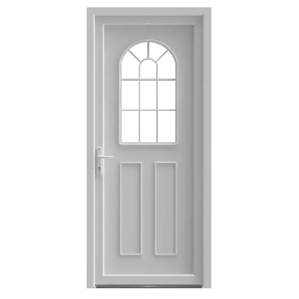 Fortia Porte D'Entrée<Porte d'entrée pvc blanc RAL 9003 Ameglia 97 x h.219 cm poussant droit