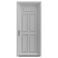 Fortia Porte D'Entrée<Porte d'entrée pvc blanc RAL 9003 Lorne 87 x h.219 cm poussant droit