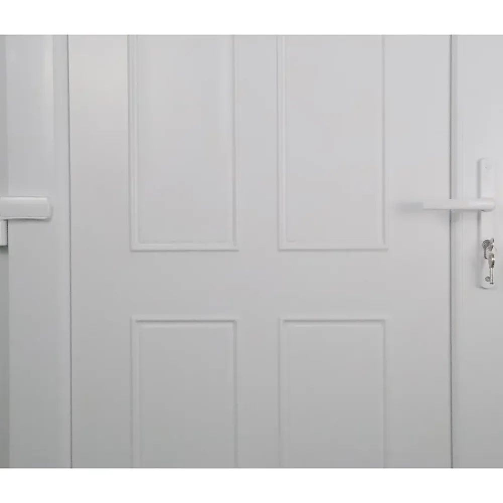 Fortia Porte D'Entrée<Porte d'entrée pvc blanc RAL 9003 Lorne 87 x h.219 cm poussant droit