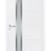 Hormann Porte D'Entrée<Porte d'entrée Hörmann acier galvanisé l.90 x h.215 cm poussant droit THP780S blanc ral 9016