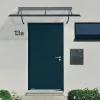 Hormann Porte D'Entrée<Porte d'entrée Hörmann acier galvanisé l.90 x h.215 cm poussant gauche THP515 gris anthracite ral 7016