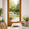 Gd Menuiseries Porte-Fenêtre En Bois<Porte Fenetre Bois 1 Vantail H215 X L80 Côte Tableau Tirant Droite, Poignee, Barillet (ref 01245f924)
