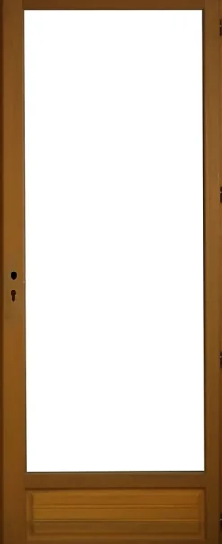 Gd Menuiseries Porte-Fenêtre En Bois<Porte Fenetre Bois 1 Vantail H215 X L90 Côte Tableau Tirant Droite